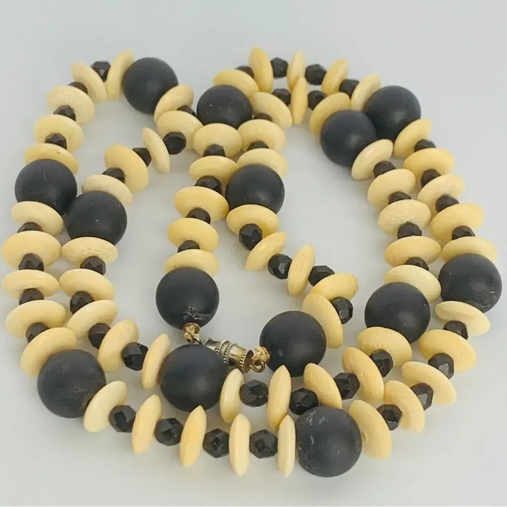 Vintage Bovine Bone Necklace